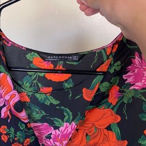Zara floral dress